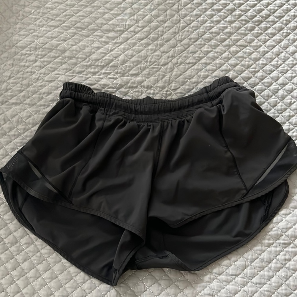 Black Lululemon women’s shorts